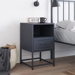 VidaXL 846558 nightstand/bedside table Anthracite