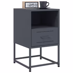 VidaXL 846558 nightstand/bedside table Anthracite - Additional view 5
