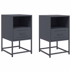 VidaXL 846559, Anthracite, Steel, 360 mm, 390 mm, 605 mm, 2 pc(s)