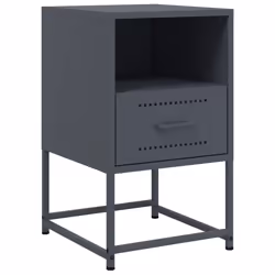 VidaXL 846559 nightstand/bedside table Anthracite - Additional view 5