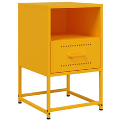 VidaXL 846560 nightstand/bedside table Yellow