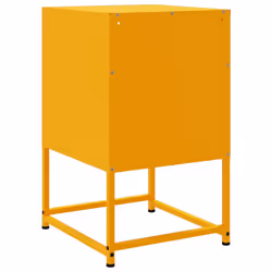 VidaXL 846561 nightstand/bedside table Yellow - Additional view 8