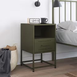 VidaXL 846562 nightstand/bedside table Olive