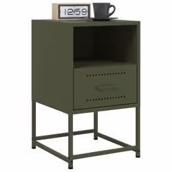 VidaXL 846562 nightstand/bedside table Olive - Additional view 4