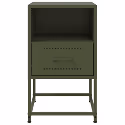 VidaXL 846563 nightstand/bedside table Olive - Additional view 5