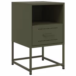 VidaXL 846563 nightstand/bedside table Olive - Additional view 6