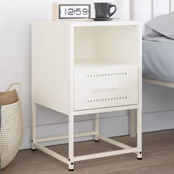 VidaXL 846564 nightstand/bedside table White