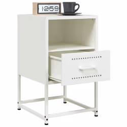 VidaXL 846564 nightstand/bedside table White - Additional view 5