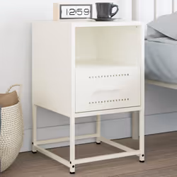 VidaXL 846565 nightstand/bedside table White