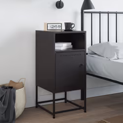 VidaXL 846566 nightstand/bedside table Black