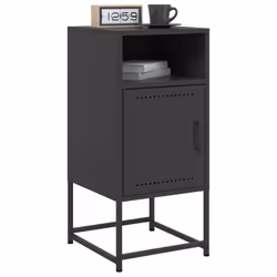 VidaXL 846566 nightstand/bedside table Black - Additional view 4