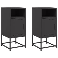 VidaXL 846567 nightstand/bedside table Black