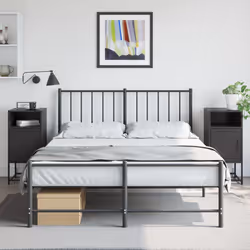 VidaXL 846567 nightstand/bedside table Black