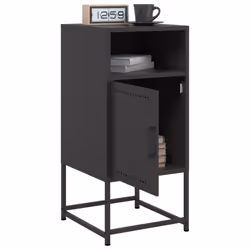 VidaXL 846567 nightstand/bedside table Black