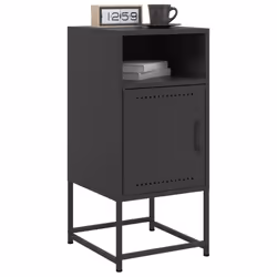 VidaXL 846567 nightstand/bedside table Black - Additional view 4