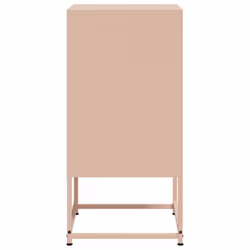 vidaXL Bedside Cabinet Nightstand Bed Table Bed Cabinet Mustard Yellow Steel - pink, 1 pcs - Additional view 6