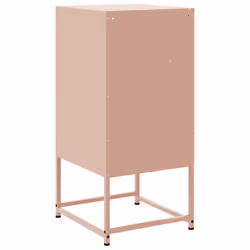 vidaXL Bedside Cabinet Nightstand Bed Table Bed Cabinet Mustard Yellow Steel - pink, 1 pcs - Additional view 7