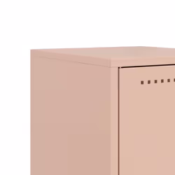 vidaXL Bedside Cabinet Nightstand Bed Table Bed Cabinet Mustard Yellow Steel - pink, 2 pcs - Additional view 10