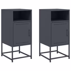 VidaXL 846571, Anthracite, Steel, 360 mm, 390 mm, 780 mm, 2 pc(s)