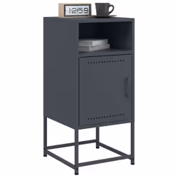 VidaXL 846571 nightstand/bedside table Anthracite - Additional view 4