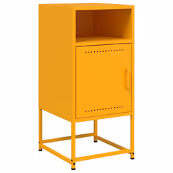 VidaXL 846573 nightstand/bedside table Yellow - Additional view 5