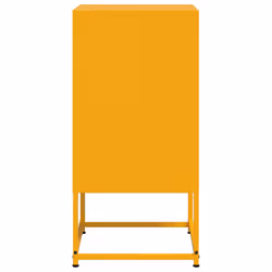 VidaXL 846573 nightstand/bedside table Yellow - Additional view 7
