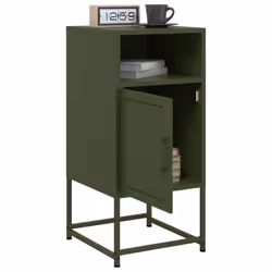 VidaXL 846574 nightstand/bedside table Olive - Additional view 5