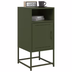 VidaXL 846575 nightstand/bedside table Olive - Additional view 4