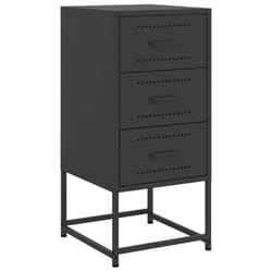 VidaXL 846578 nightstand/bedside table Black