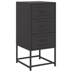 VidaXL 846579 nightstand/bedside table Black