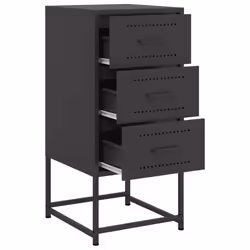 VidaXL 846579 nightstand/bedside table Black - Additional view 7