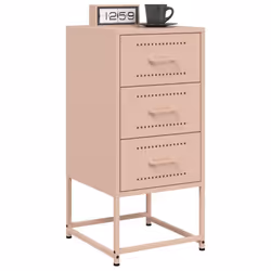 VidaXL 846580 nightstand/bedside table Pink - Additional view 4