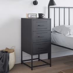 VidaXL 846583 nightstand/bedside table Anthracite