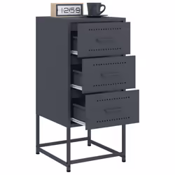 VidaXL 846583 nightstand/bedside table Anthracite - Additional view 5