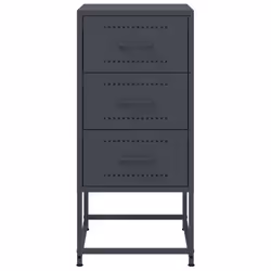 VidaXL 846583 nightstand/bedside table Anthracite - Additional view 6