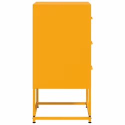 VidaXL 846585 nightstand/bedside table Yellow - Additional view 6