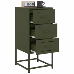 VidaXL 846586 nightstand/bedside table Olive - Additional view 5