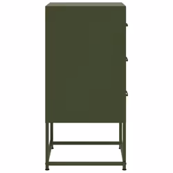 VidaXL 846586 nightstand/bedside table Olive - Additional view 7