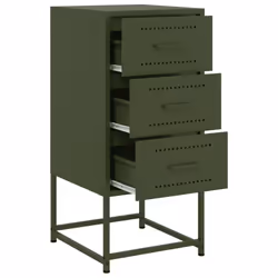 VidaXL 846586 nightstand/bedside table Olive - Additional view 8