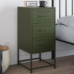 VidaXL 846587 nightstand/bedside table Olive