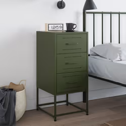 VidaXL 846587 nightstand/bedside table Olive