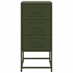 VidaXL 846587 nightstand/bedside table Olive - Additional view 6