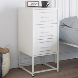 VidaXL 846588 nightstand/bedside table White