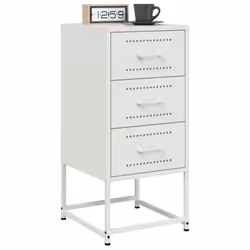 VidaXL 846588 nightstand/bedside table White - Additional view 4