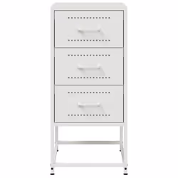 VidaXL 846588 nightstand/bedside table White - Additional view 6
