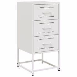 VidaXL 846589 nightstand/bedside table White - Additional view 5