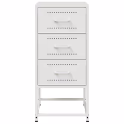 VidaXL 846589 nightstand/bedside table White - Additional view 6