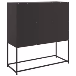 vidaXL Sideboard Storage Organiser Cupboard Side Cabinet Highboard Pink Steel - black - Additional view 7