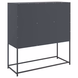 vidaXL Sideboard Storage Organiser Cupboard Side Cabinet Highboard Pink Steel - anthracite - Additional view 7