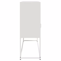 vidaXL Sideboard Storage Organiser Cupboard Side Cabinet Highboard Pink Steel - white - Additional view 6